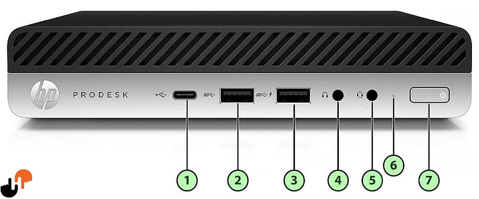  پنل جلویی مینی کیس اچ پی G5 
