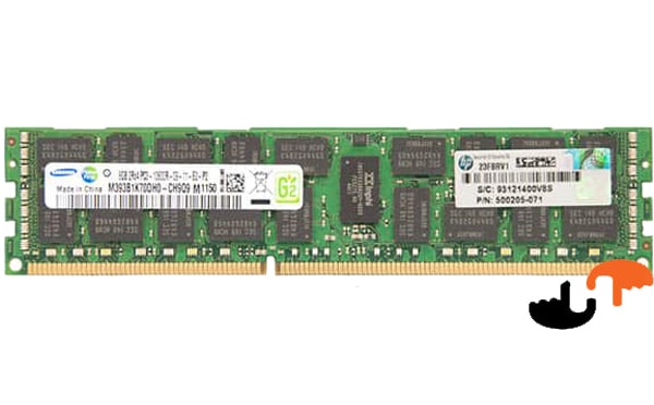 رم سرور HP 8GB PC3-10600R
