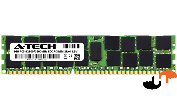 رم سرور A-Tech 8GB PC3 12800R