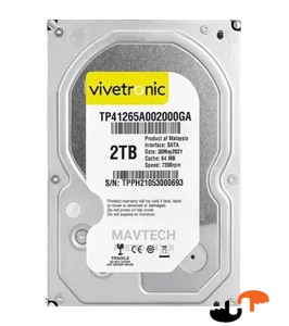 هارد سرور vivetronic 2tb 7.2k